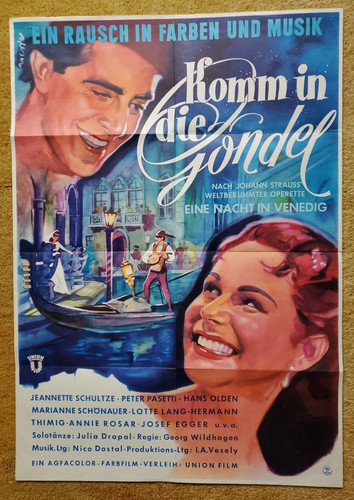 Komm die gondel kinoplakat - komm,