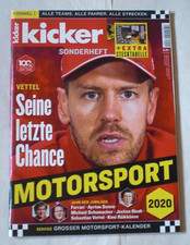 Kicker Sonderheft Motorsport / Formel 1 / 2020 mit Stecktabelle