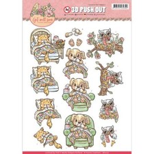 ✂ 3D-Stanzbogen - Kranke