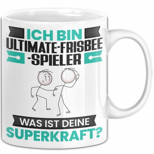 Ultimate frisbee spieler - ultimate-frisbee-spieler, tasse