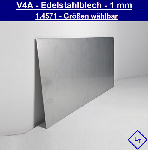 Edelstahlblech v4a 14571 - mm,