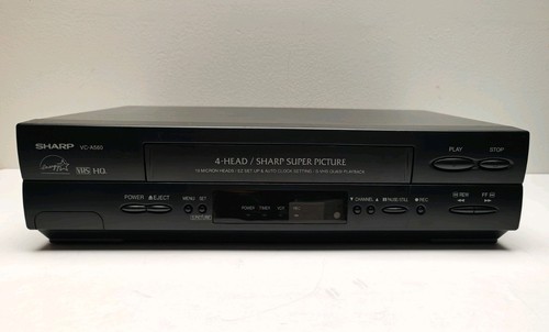 Sharp a560u head vhs vcr - sharp, 4-head