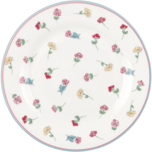 Greengate plate lianca white - lianca,