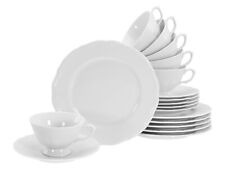 CreaTable - Maria Theresia - Kaffeeservice 18 tlg (Weiss)
