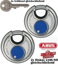 2x ABUS Diskus Vorhangschloss