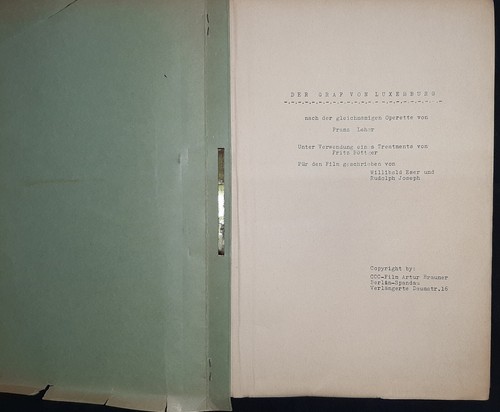 Drehbuch der graf - drehbuch,