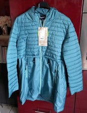 Neu Damen Mantel Deerberg Xanna Gr . 40 Blau Türkis Jacke
