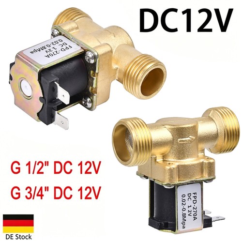 Magnetventil messing 3 4 - magnetventil, 1/2"