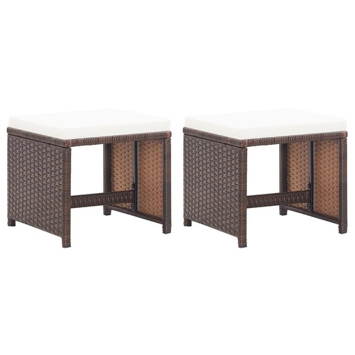 Gartenhocker poly rattan - gartenhocker,