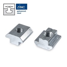 Nutensteine Nut 10 schwer für 40, 45 und 50er Aluprofil M4 M5 M6 M8