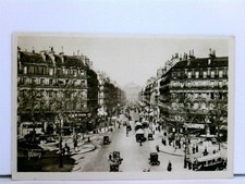 AK Paris, Avenue de l'Opéra; Autos, Busse, Oldtimer; 1931