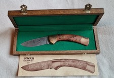 Böker Damast Jahresmesser von 1984. Nr.374/999. Damaststahl 300