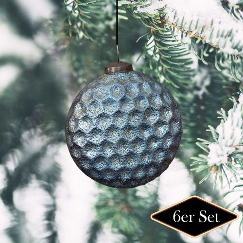 Christbaumkugeln oval blau - oval,,