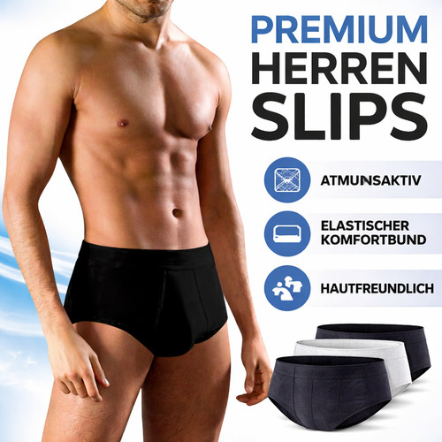 Herren slip feinripp baumwolle - herren,