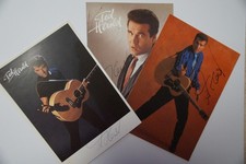 Ted Herold (+2021) - Lot von 3 signierten Autogrammkarten 
