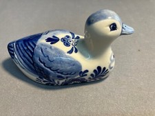 Ente vintage delfter blau - ente,,