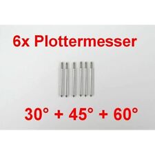 6x Plottermesser SET 30° 45