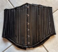 Lederkorsett m. Schnürung v. Crazy-Outfits * neu & ungetragen * schwarz * Gr. 12