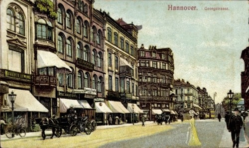 Hannover georgstraße - ak, hannover,