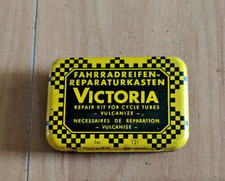 Victoria Flickzeugdose Pneumatics Fahrrad Oldtimer Sammler Velo Blechdose alt
