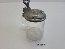 Bierkrug mit Zinndeckel