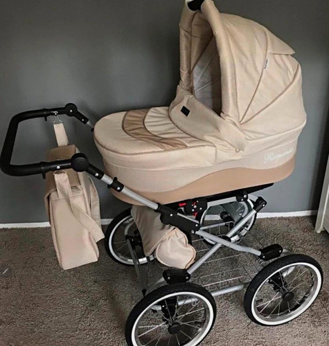 Retro kinderwagen kombi - retro,