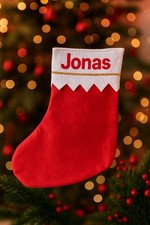 Weihnachtstiefel Nikolaus Socke personalisiert