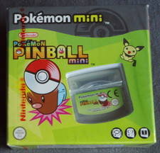 Pokémon mini: Pinball, deutsche Ausgabe, NEU / OVP / orig. Nintendo 'red stripe'