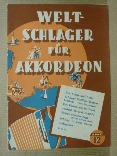Notenheft weltschlager für - weltschlager,