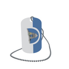 Dog Tag Flagge Franco Nunavut