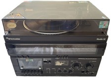 Schneider Studio 32 Schallplattenspieler Stereoanlage Kassettendeck funktioniert