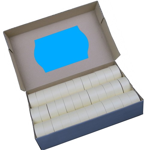 Etiketten 26x16mm blau - , stark