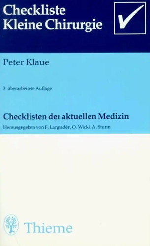 Checkliste kleine chirurgie - kleine,