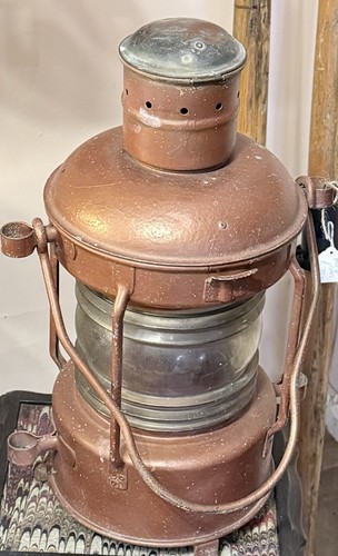 Vintage maritim kupfer öl - maritim,