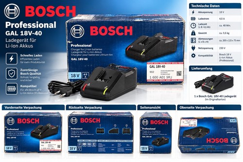 Bosch professional gal 18v - professional, 18v-40