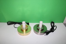 Tischlampe Tischleuchte Prinz 2 Lampenfuß Silber oder Gold Touch Schalter