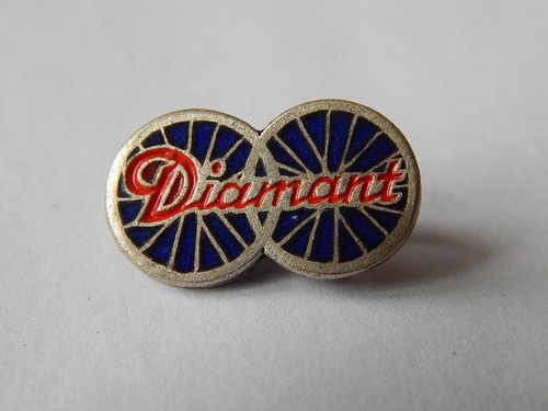 Diamant brosche garantiert alt - brosche,