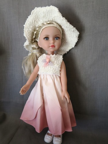 Vollvinyl puppe blonde haare - puppe,
