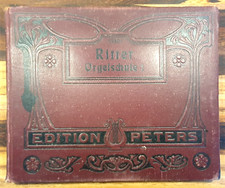Ritter Orgelschule 1, Kunst des Orgelspiels, um 1895, OP 15, Edition Peters, rar