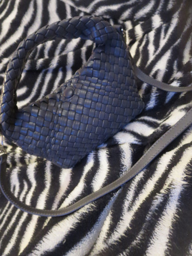 Tasche geflochten grau - tasche,