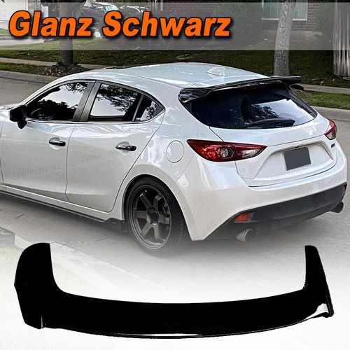Glanz schwarz dachspoiler - schwarz,