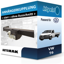 AUTO HAK Anhängekupplung starr passend für VW T6 04.2015-09.2019 AHK