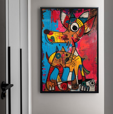 Abstrakte Hundekunst