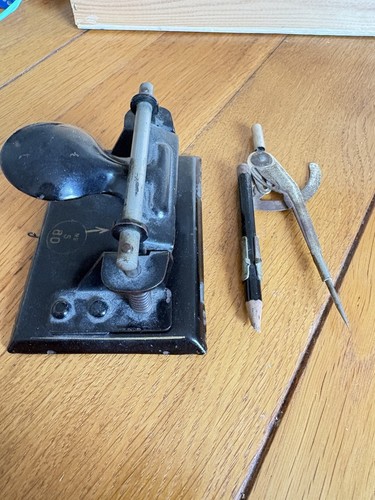 Antik locher und zirkel - antik,