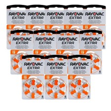 72 Rayovac Extra Fortgeschrittene Größe 13 PR48 Hör Aid batteries 1.45V Zink Air