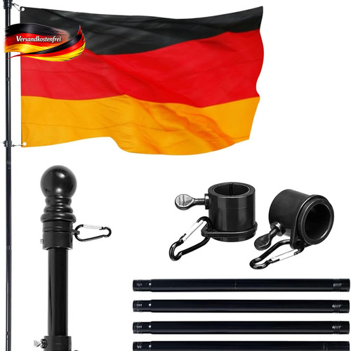 Fahnenmast edelstahl m - edelstahl,