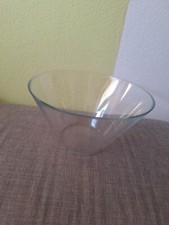 GROSSE GLASSCHÜSSEL SALATSCHÜSSEL 27 cm O transparent