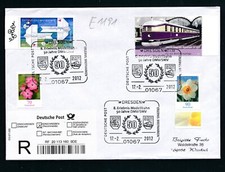 E1191) Reco-Brf mit R-Label + SST 01067 Dresden 8.Erlebnis Modellbahn... 2012
