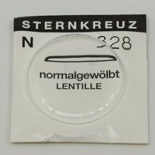  Uhrenglas Sternkreuz N Lentille normal gewölbt Armbanduhr Watch Glass 10-48,4mm