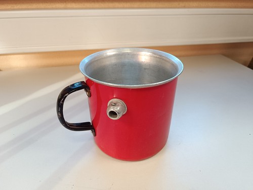 Großer ddr alu milchtopf 5 - milchtopf, 15,5